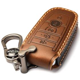 Apekuu 742803621234 Car Key Fob Cover For Ford Smart Soft Protection Case 3-5 Buttons