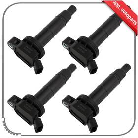 App070628s01 App-autoparts 4 Ignition Coil Pack For Toyota Camry Rav4 Highlander Solara Scion 2.4l Uf333