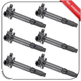 App070643s01 App-autoparts Set Of 6 Ignition Coil For Ford Escape 2008-2012 Fusion 3.0l 2006-2012