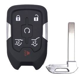 Aluskz011 Arruweer Smart Key Fob Cover Fit For Chevy Chevrolet Tahoe Suburban/gmc Yukon 2014 201