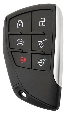 Kz008 Arruweer Key Fob Case Shell Fits For 2021-2024 Chevy Tahoe Suburban Gmc Yukon Denali S