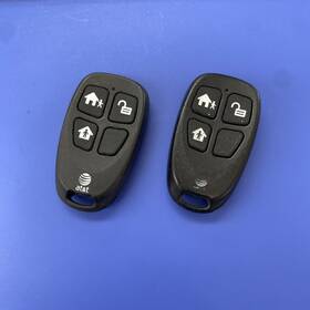 Sw-att-fob2 At&t Pair 4-button Remote Security Transmitter Fob - Tested