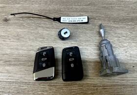 3cn.800.375.ak Atlas 2018-23 Volkswagen - 2 Key Fobs And Cylinder Oem Part#