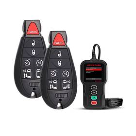 Ezk911-djc Atpstogo Dodge -6button-new Key Fob Replacement Kit Fits For 2008-2020 Grand Caravan / 2008-2016 Ch