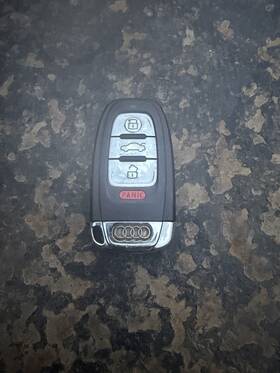 8v0837220d Audi 7473926464 3 Button Remote Car Key Fob In Working Order 434 Mhz