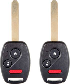 10284587 Auspartshouse 2x Remote Entry Car Key Fob 3 Btns For Honda Pilot 2008 3.5l V6 433mhz