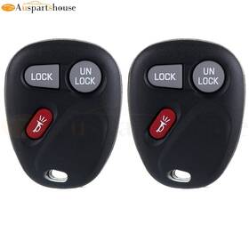 10284589 Auspartshouse 2x Remote Entry Car Key Fob For Chevrolet Blazer S10 Gmc Sonoma 1998-2001