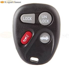 9934481 Auspartshouse 4 Buttons Key Fob Shell Case For Buick Lesabre Chevrolet Malibu 2001-2005