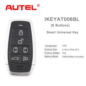 Ikeyat006bl Autel Maxiim Ikey Independent Smart Key 6 Buttons Standard Style