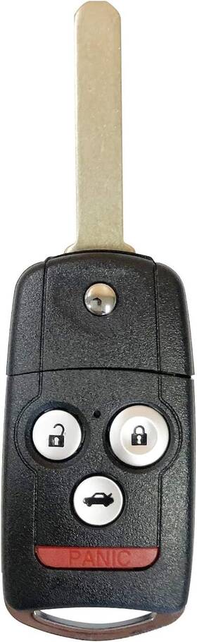 Auto Key Max 795587972382 Car Fob For 2007 2008 Acura Tl Flip Keyless Entry Single Black