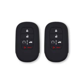 Autobase 880824743013 Key Fob Cover For 2022-2026 Honda Civic Accord Cr-v Pilot - 2 Pcs Black