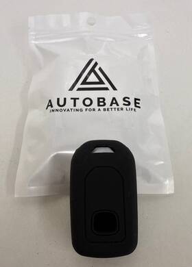 Mk1802 Autobase Black Silicone Key Fob Cover For Honda Accord Civic Cr-v Pilot Passpor