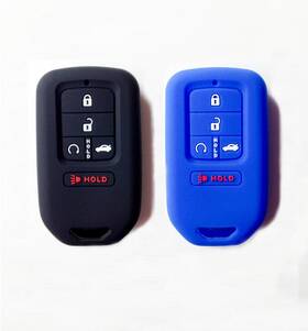 Mk1803 Autobase Silicone Key Fob Cover For Honda Accord Civic Cr-v Pilot Passport 2 Pcs