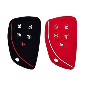 Mk1875 Autobase Silicone Key Fob Cover For 2022-2026 Equinox Silverado Gmc Sierra 2-pack