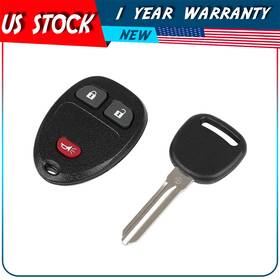 Ad19010301a Autodayplus Remote Car Fob Key For Gmc Sierra Yukon Cadillac Chevrolet Silverado Express