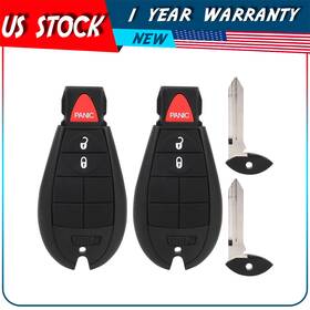 Ad84515901a Autodayplus 2x Remote Car Key Shell For Dodge Ram 1500 2009-2012