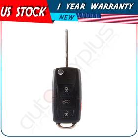 Adp05703701s Autodayplus Remote Car Key Shell For Volkswagen Beetle Passat 1998 1999 2000 2001 4 Buttons