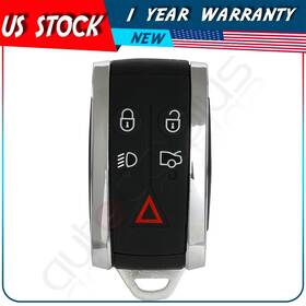 Adp12575001s Autodayplus Remote Car Key Shell For Jaguar Xf Xj8 2009 2010 2011 2012 2013 5 Buttons
