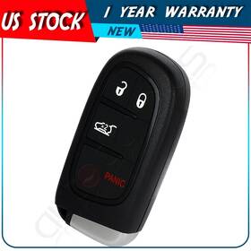Adp12576501s Autodayplus Remote Car Key Shell For Jeep Cherokee 2014 2015 2016 2017 2018 2019 4 Buttons