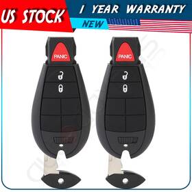 Adp84059001s Autodayplus 2 Remote Car Key Fob For Ram 1500 Dodge Durango 2010 2011 2012 2013 3 Buttons