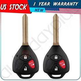 Autodayplus Adp99069601s 2 Remote Car Key Shell For Toyota Rav4 2006 2007 2008 2009 2010 2011 3 Buttons