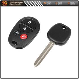 Ad19008401a Autodealspart Remote Car Fob Key Fits Toyota Highlander 2008-2013 Sequoia 2008-2017