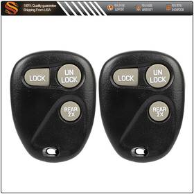 Ad84521601a Autodealspart 2x Remote Car Key Shell For Chevrolet Cadillac Buick Gmc Oldsmobile Pontiac