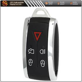 Aut12575001s Autodealspart Remote Car Key Shell For Jaguar Xf Xj8 2009 2010 2011 2012 2013 5 Buttons
