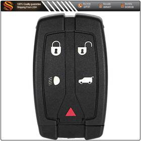 Aut12575201s Autodealspart Remote Car Key Shell For Land Rover Lr2 2008 2009 2010 2011 2012 5 Buttons