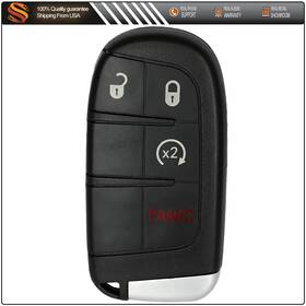 Aut12576001s Autodealspart Remote Car Key Shell For Jeep Renegade 2015 2016 2017 2018 2019 2020 4 Buttons