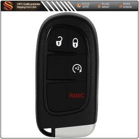 Aut12576401s Autodealspart Remote Car Key Shell For Jeep Cherokee 2014 2015 2016 2017-2020 2021 Buttons