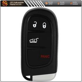 Aut12576501s Autodealspart Remote Car Key Shell For Jeep Cherokee 2014 2015 2016 2017 2018 2019 4 Buttons