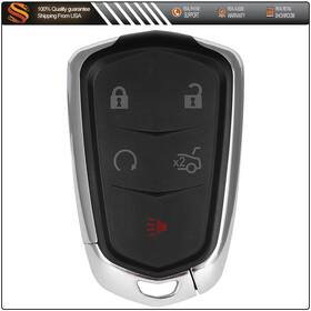 Aut12577101s Autodealspart Remote Car Key Shell For Cadillac Cts 2014 2015 2016 2017 2018 2019 5 Buttons