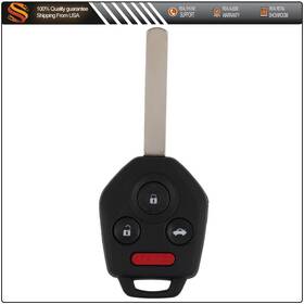 Aut12588401s Autodealspart Remote Car Key Fob For Subaru Legacy Outback 2010 2011 2012 2013 2014 4 Buttons