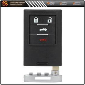Aut12813501s Autodealspart For Chevrolet Corvette 2008-2013 Remote Control Key Fob Uncut Shell Case