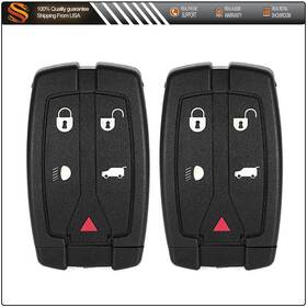 Aut83412201s Autodealspart 2 Remote Car Key Shell For Land Rover Lr2 2008 2009 2010 2011 2012 5 Buttons