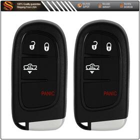 Aut83416701s Autodealspart 2 Remote Car Key Shell For Ram 1500 2500 3500 2013 2014 2015 2016-2018 Buttons