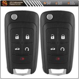 Autp99071501s Autodealsparts 2 Fits Gmc Terrain 2010 2011-2013 2014 2015-2019 Remote Car Key Shell Buttons