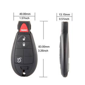 At057010s01 Autolight-store New For Jeep Commander Grand Cherokee 2008-2010 Keyless Remote Key Fob 4b