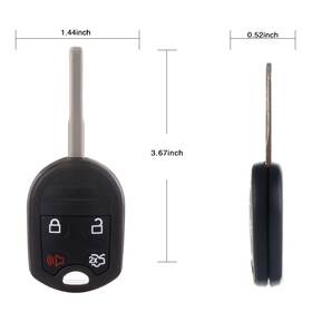 At057248s01 Autolight-store New For 2015 2016 2017-2019 Ford Fiesta 315 Mhz Remote Keyless Entry Key Fob