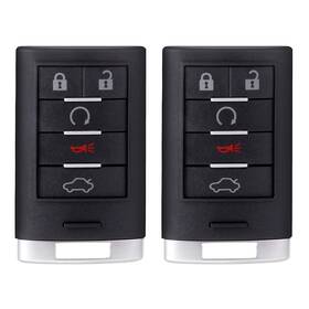 At817641s01 Autolight-store 2x Fit For Cadillac Cts Sts 2008 2009 2010-2013 Remote Key Fob Shell Replacement