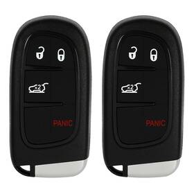 At834161st Autolight-store 2x For Jeep Cherokee 2014 2015 2016-2020 Remote Key Fob Shell Replacement