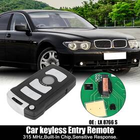 8766 Automall Tech 752374345132 New Replacement Keyless Entry Remote Key 315mhz Lx S For Bmw 750i 760i