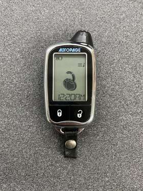 H50tr33 Autopage 2-way Xt-915lcd Remote Start Alarm Transmitter Fob - Tested
