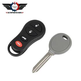 Aad19010801a Autopartsunion Remote Car Fob Key Fits Chrysler Sebring Intrepid Stratus Jeep Liberty 01-04
