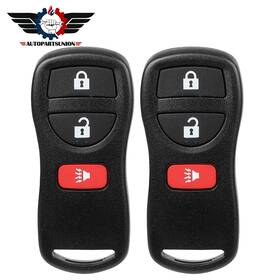 Aad84514801a Autopartsunion 2x Remote Car Key Fob Fits Nissan Frontier Murano Pathfinder Sentra Xterra