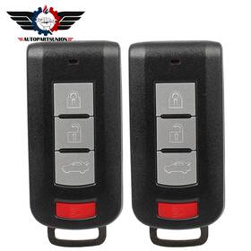Aad84520201a Autopartsunion 2x Remote Car Key Fob Fits Mitsubishi Lancer 2008-2016 Outlander 2008-2018
