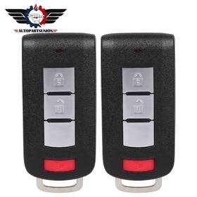 Aad84520501a Autopartsunion 2x Remote Car Key Fob Fits Mitsubishi Lancer 2008-2017 Ouc644m-key-n