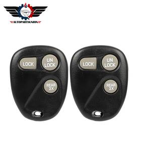 Aad84521601a Autopartsunion 2x Remote Car Key Shell Fits Chevrolet Cadillac Buick Gmc Oldsmobile Pontiac
