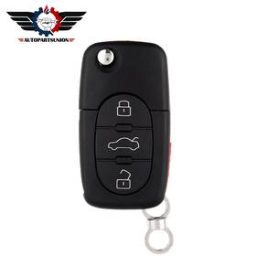 Asun05702601s Autopartsunion 4 Buttons Remote Car Key Shell For Audi Allroad Quattro 2001 2002 2003 2004 2005